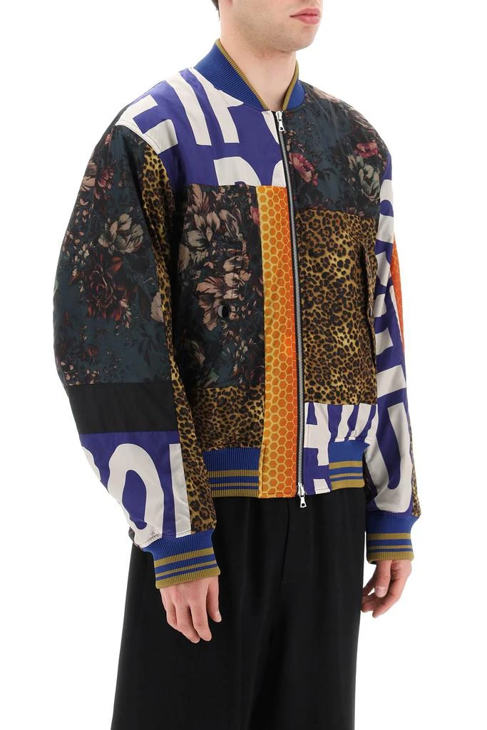 商品Dries Van Noten|Dries van noten patchwork bomber jacket,价格¥4178,第2张图片详细描述
