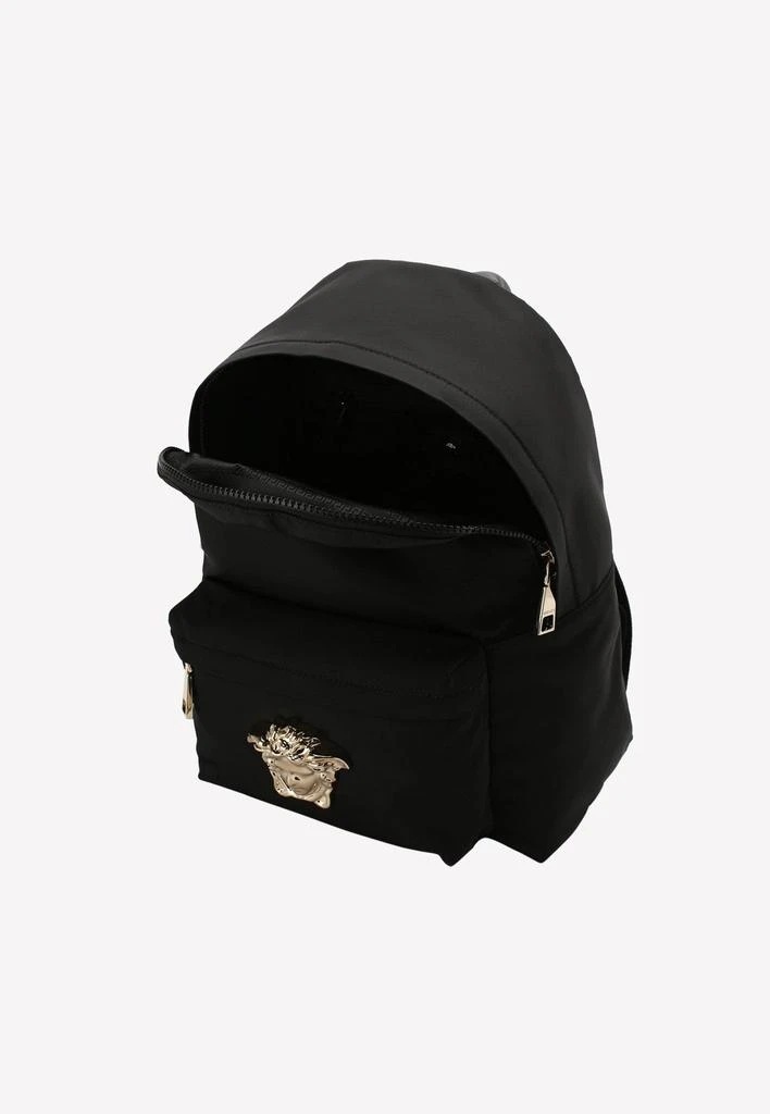 商品Versace|Small Palazzo Nylon Backpack with Medusa Logo Plaque,价格¥6638,第3张图片详细描述