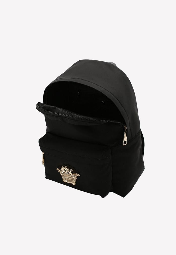 商品Versace|Small Palazzo Nylon Backpack with Medusa Logo Plaque,价格¥5671,第5张图片详细描述