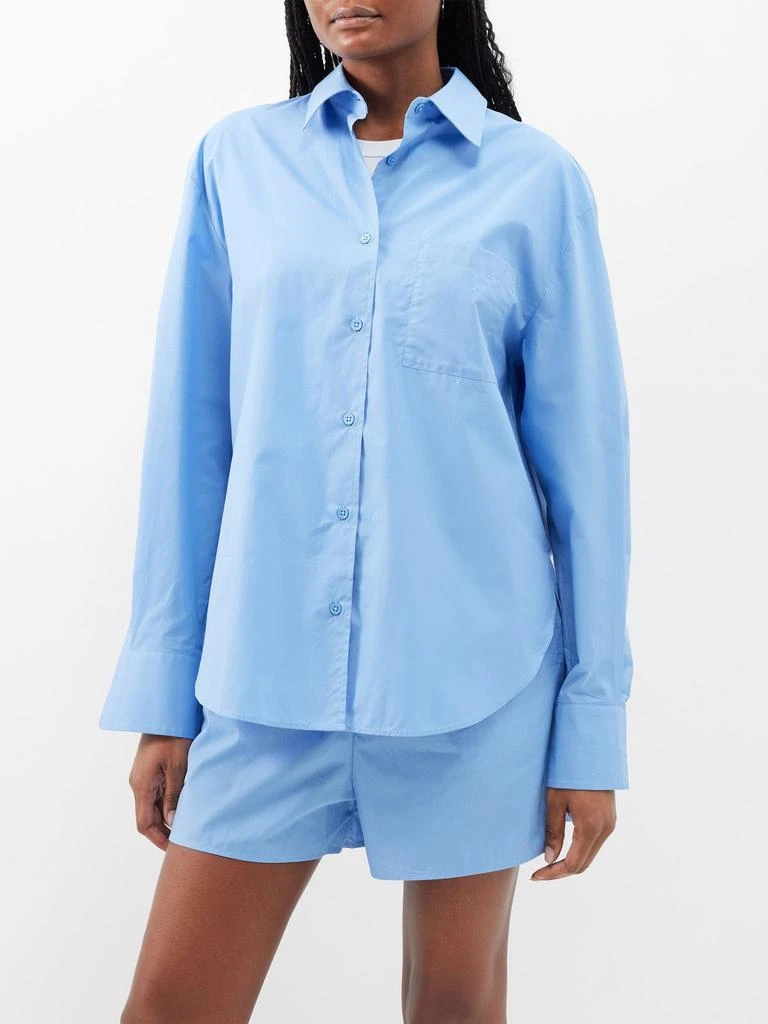 商品The Frankie Shop|Lui organic cotton-poplin shirt,价格¥669,第1张图片