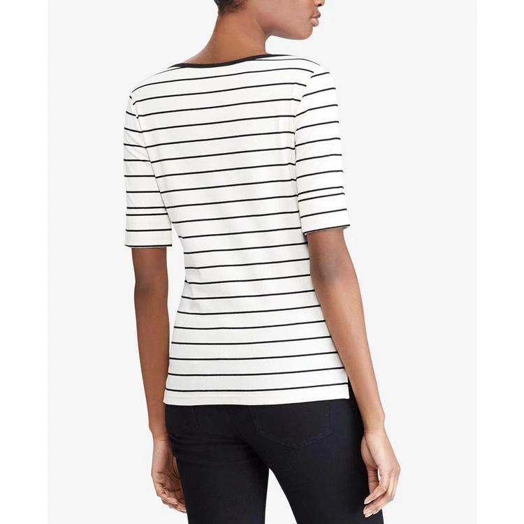 商品Ralph Lauren|Petite Striped T-Shirt,价格¥186,第5张图片详细描述