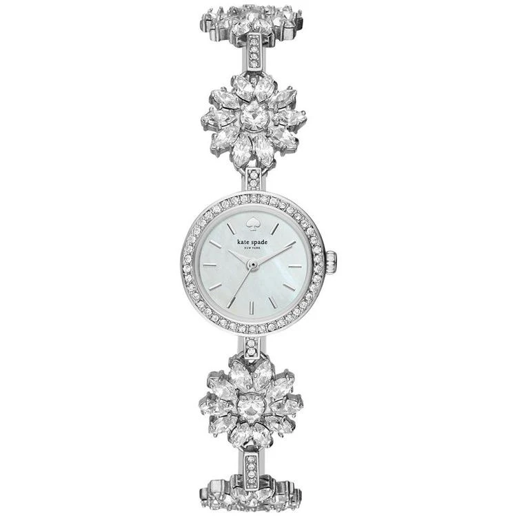 商品Kate Spade|Women's Daisy Chain Crystal Stainless Steel Bracelet Watch 20mm KSW1315,价格¥2207,第1张图片