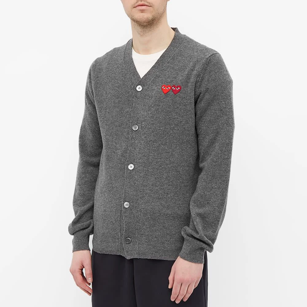 商品Comme des Garcons|Comme des Garcons Play Double Heart Cardigan,价格¥2073,第2张图片详细描述