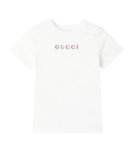 商品Gucci|Logo棉质针织T恤,价格¥2276,第1张图片