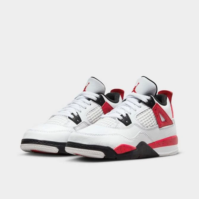 商品Jordan|Little Kids' Air Jordan Retro 4 Basketball Shoes,价格¥595,第2张图片详细描述