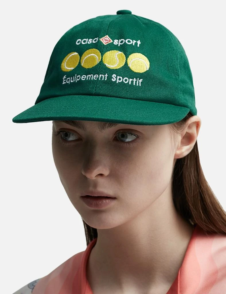 商品Casablanca|Casa Sport Tennis Balls Embreoiderd Cap,价格¥853,第4张图片详细描述