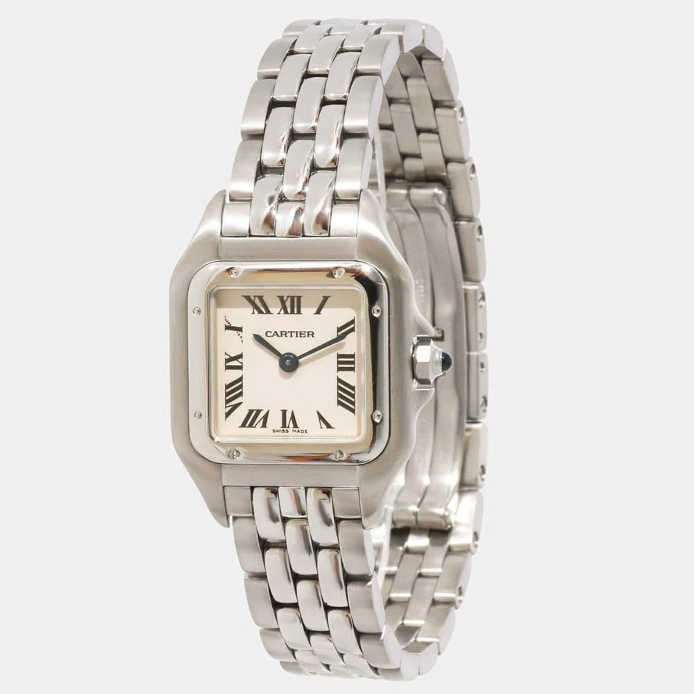 商品[二手商品] Cartier|Cartier Silver Stainless Steel Panthere W25033P5 Quartz Women's Wristwatch 22 mm,价格¥18196,第1张图片
