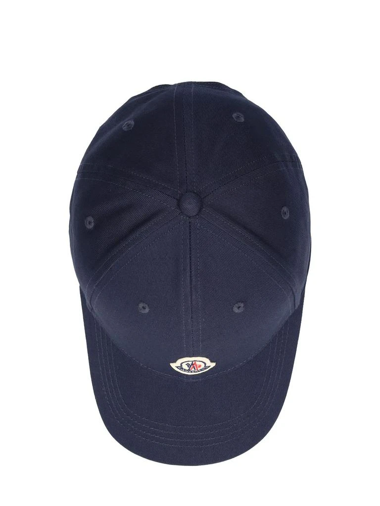 商品Moncler|Logo Cotton Baseball Cap,价格¥1071,第3张图片详细描述