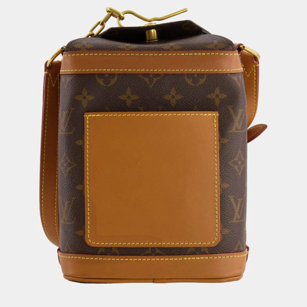 商品[二手商品] Louis Vuitton|Louis Vuitton Brown Monogram Canvas Milk Box Bag with Gold Hardware,价格¥11738,第3张图片详细描述
