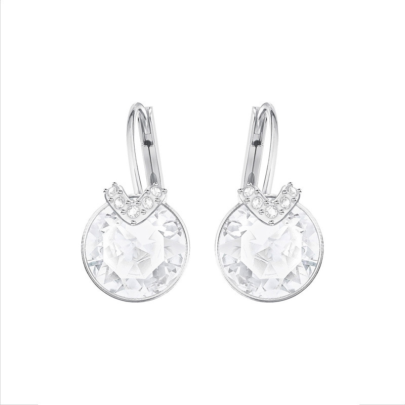 商品Swarovski|Swarovski 施华洛世奇 女士穿孔白金色耳环 5292855,价格¥446,第1张图片