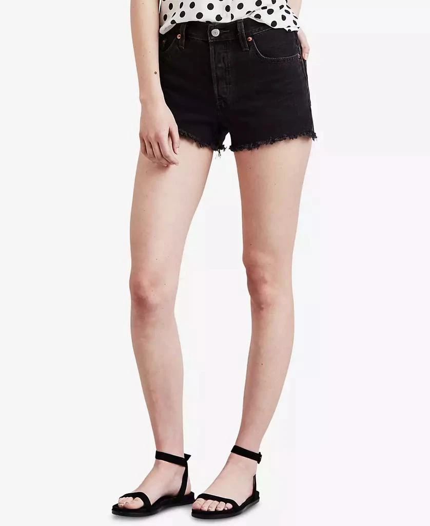 商品Levi's|Women's 501 Button Fly Cotton High-Rise Denim Shorts,价格¥317,第1张图片