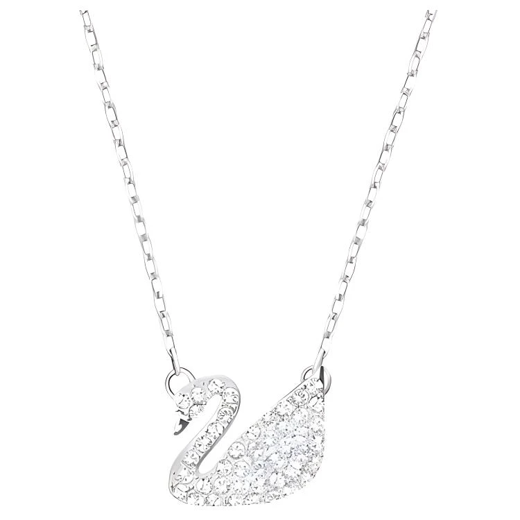 商品[国内直发] Swarovski|施华洛世奇 亚洲特别版 仿水晶石 项链 女款 银色,价格¥2255,第1张图片