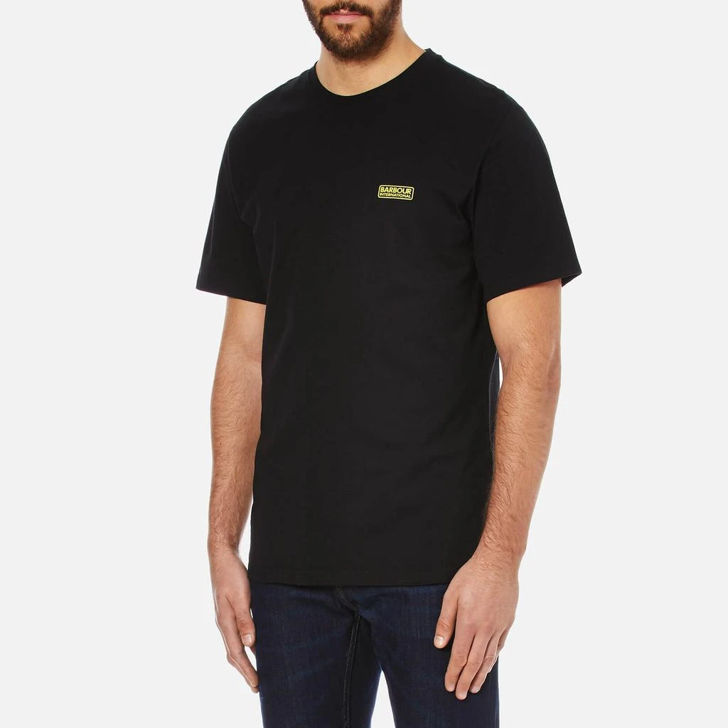 商品Barbour|Barbour International Men's Small Logo T-Shirt - Black,价格¥154,第2张图片详细描述