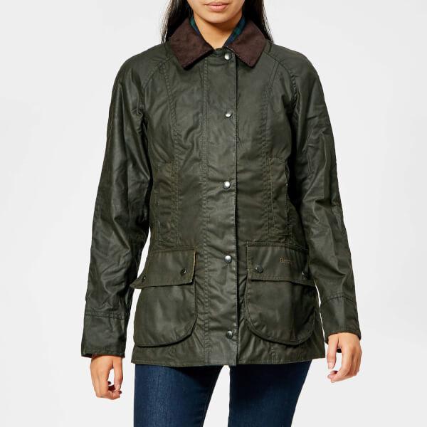 Barbour | Barbour Women's Beadnell Wax Jacket - Olive 1831.41元 商品图片