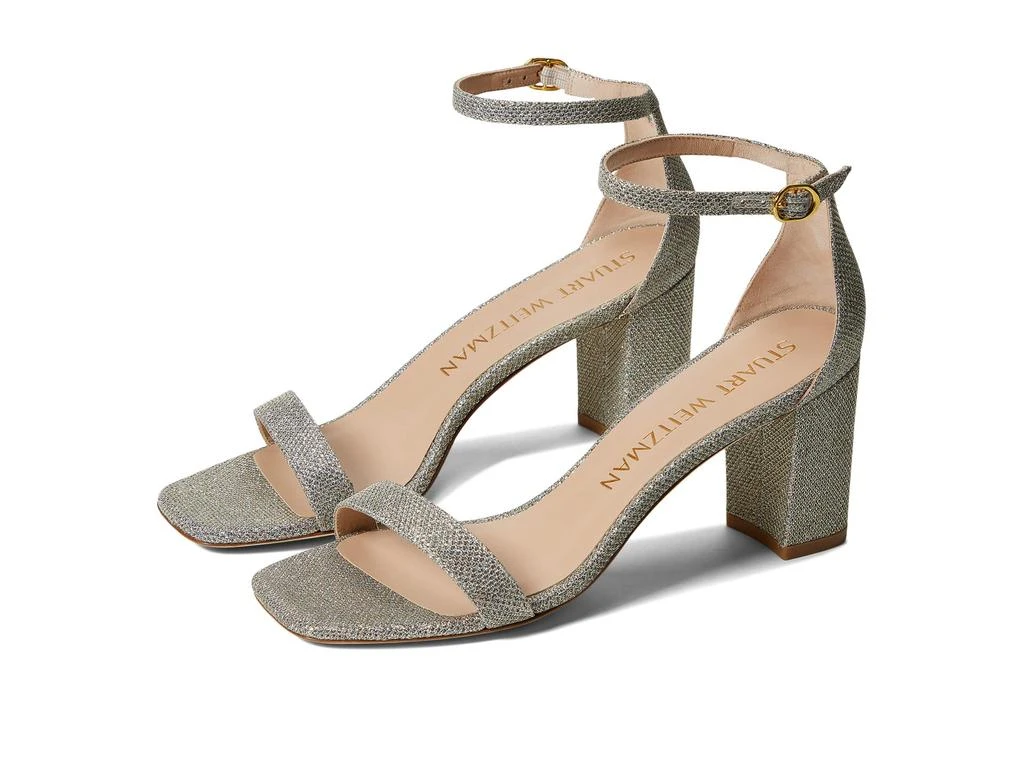 商品Stuart Weitzman|Nudistcurve 75 Block Sandal,价格¥1760,第1张图片