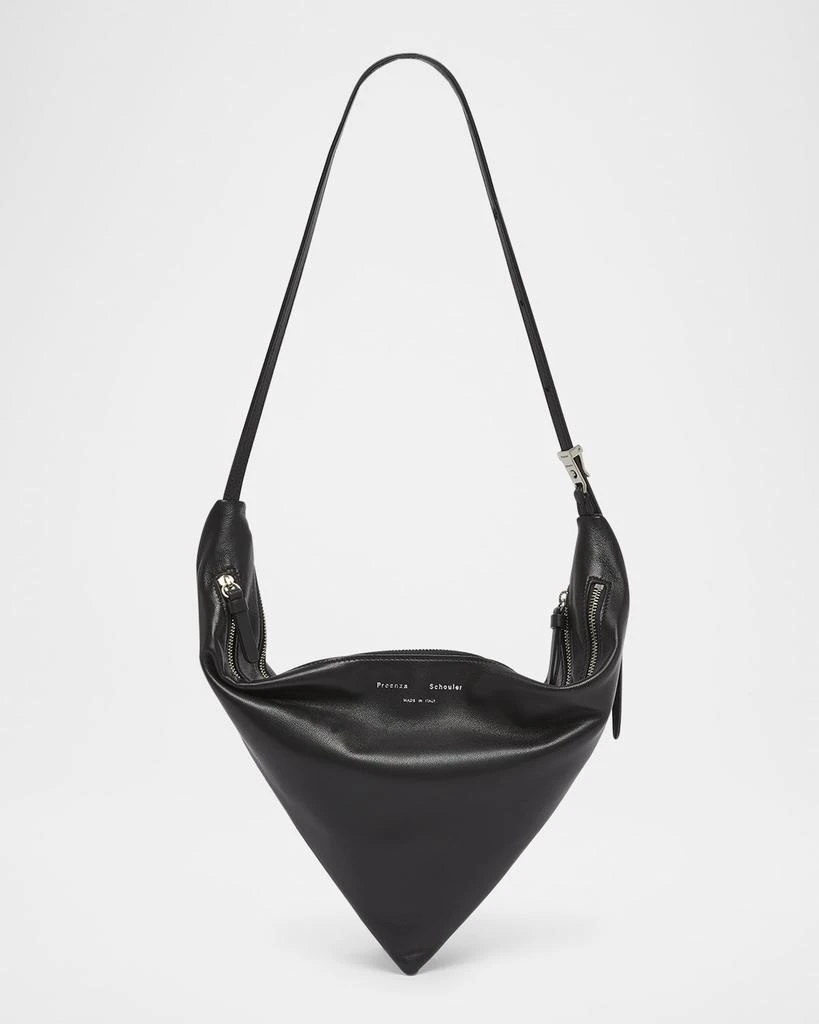 商品Proenza Schouler|Tetra Double-Zip Napa Leather Shoulder Bag,价格¥10073,第1张图片