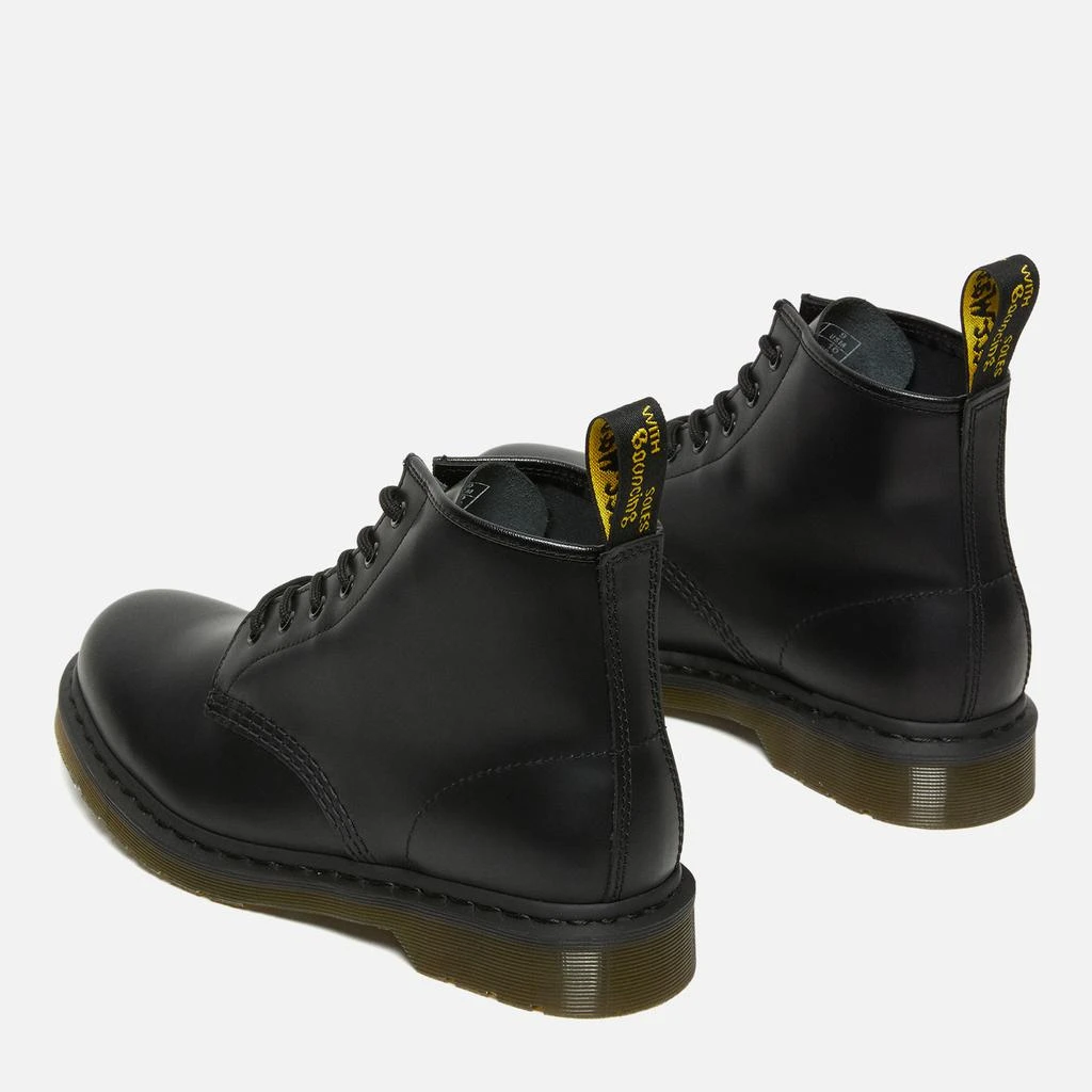 商品Dr. Martens|Dr. Martens 101 Smooth Leather 6-Eye Boots - Black,价格¥769,第4张图片详细描述