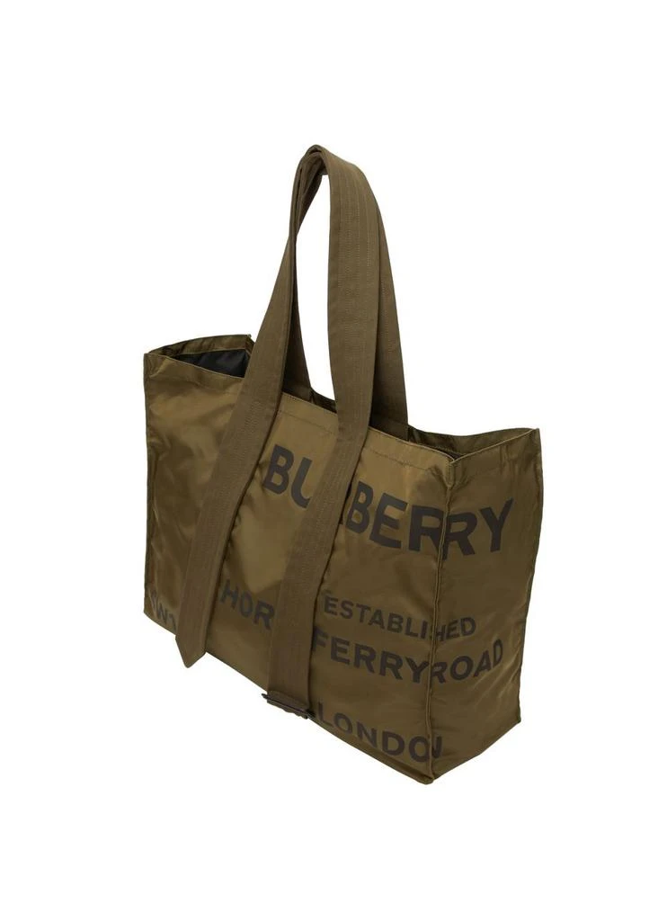 商品Burberry|Belt detail horseferry print nylon tote,价格¥6466,第3张图片详细描述