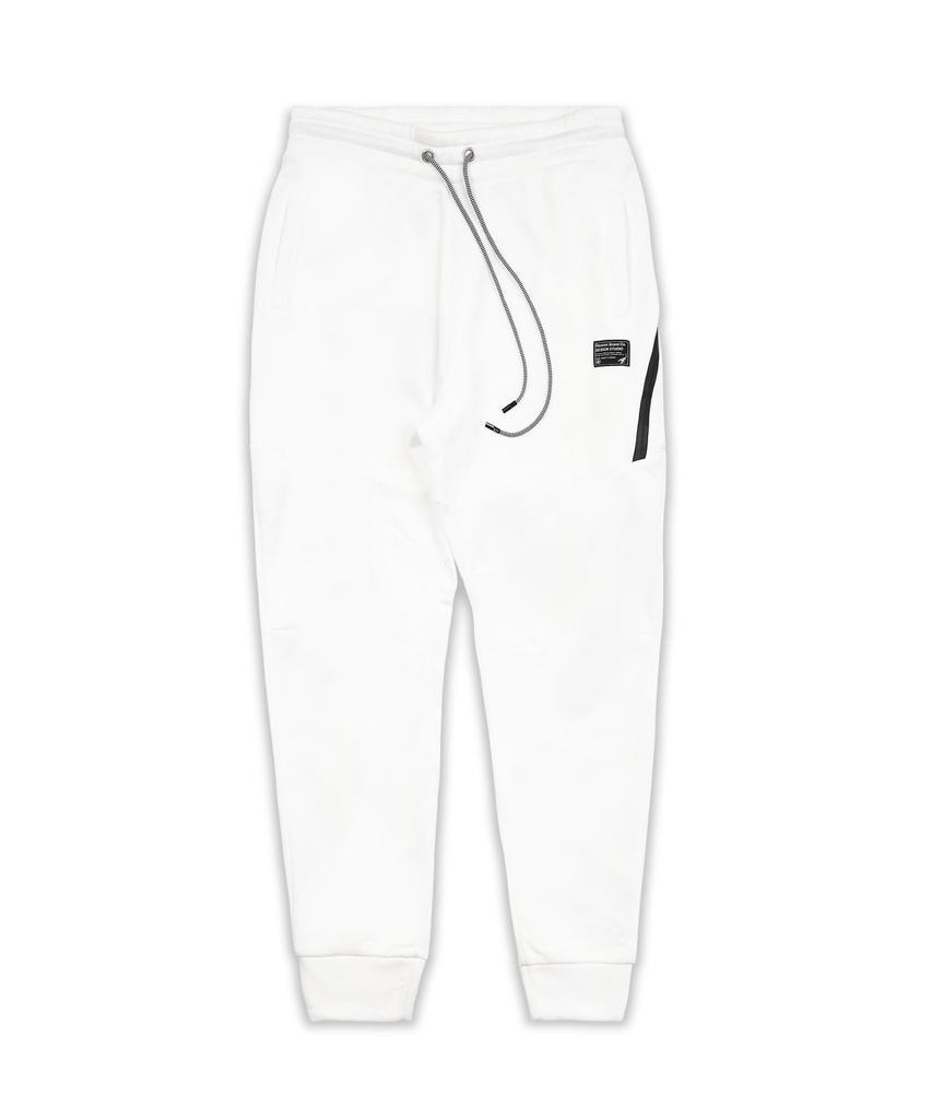 商品Reason Clothing|Haram Slim Fit White Jogger With Zip Detail,价格¥74,第7张图片详细描述