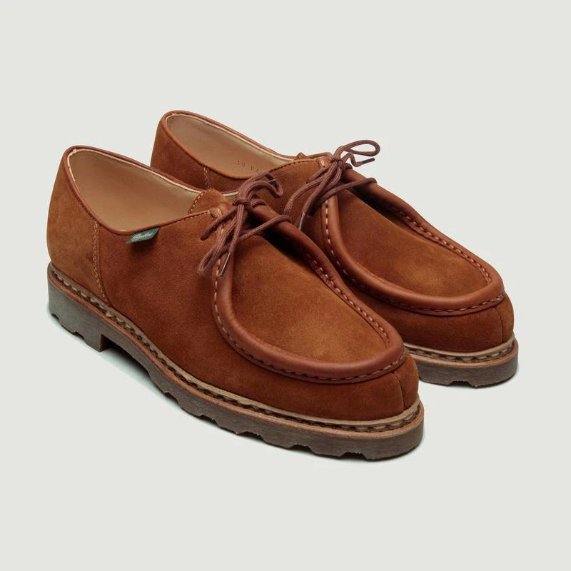 商品Paraboot|Michael Sweden Derbies velours whisky PARABOOT,价格¥1927,第3张图片详细描述