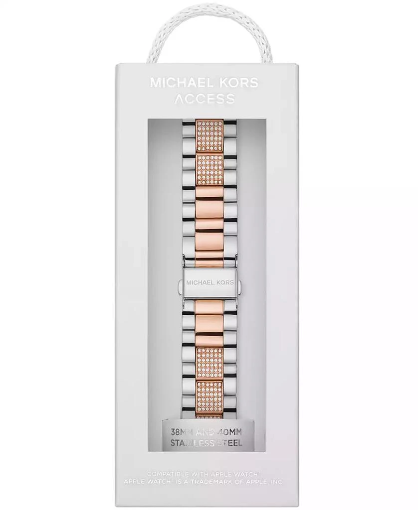 商品Michael Kors|Two-Tone Stainless Steel 38/40mm Bracelet Band for Apple Watch®,价格¥1453,第2张图片详细描述