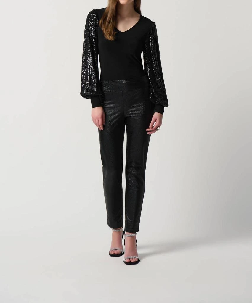 商品JOSEPH RIBKOFF|Joseph Ribkoff - SPARKLE SLEEVE TOP,价格¥1182,第1张图片