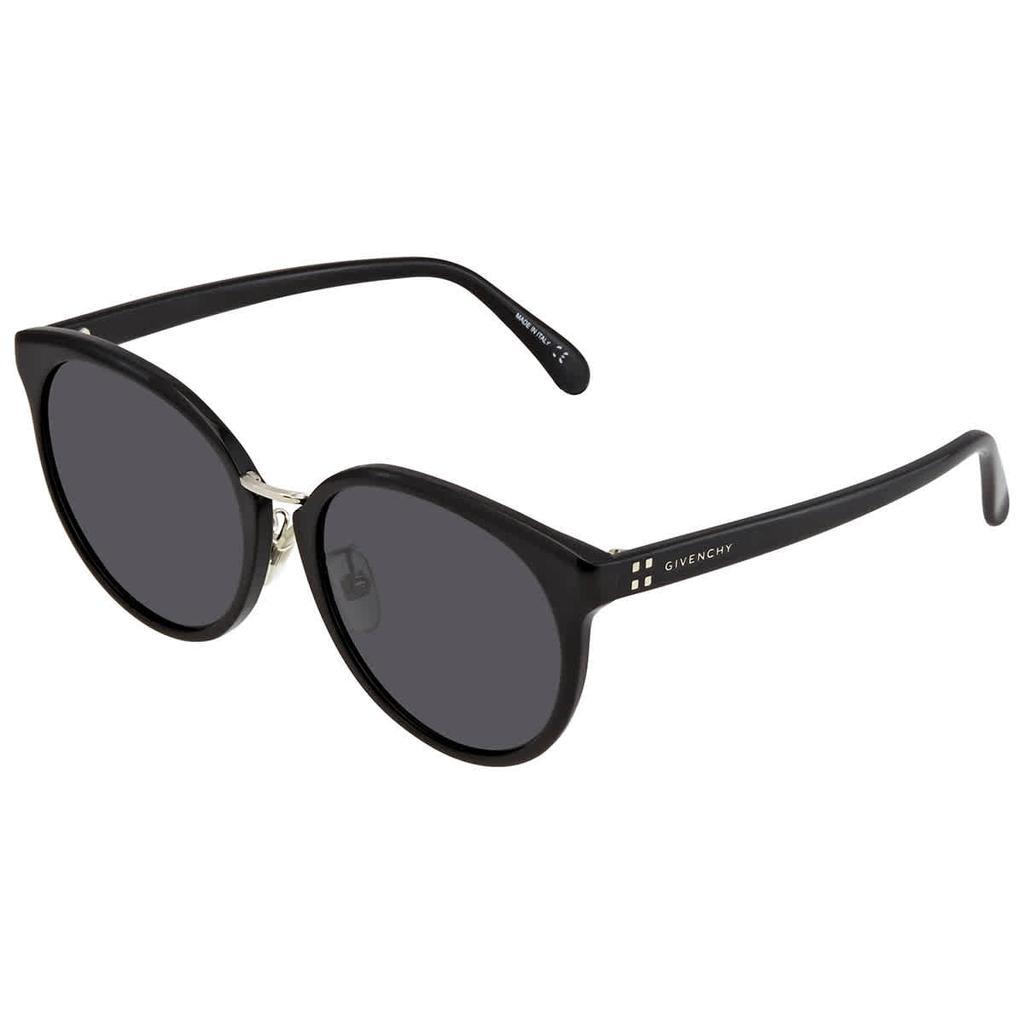 商品Givenchy|Gray-Blue Round Ladies Sunglasses GV 7115/F/S 0807/IR 55,价格¥744,第1张图片