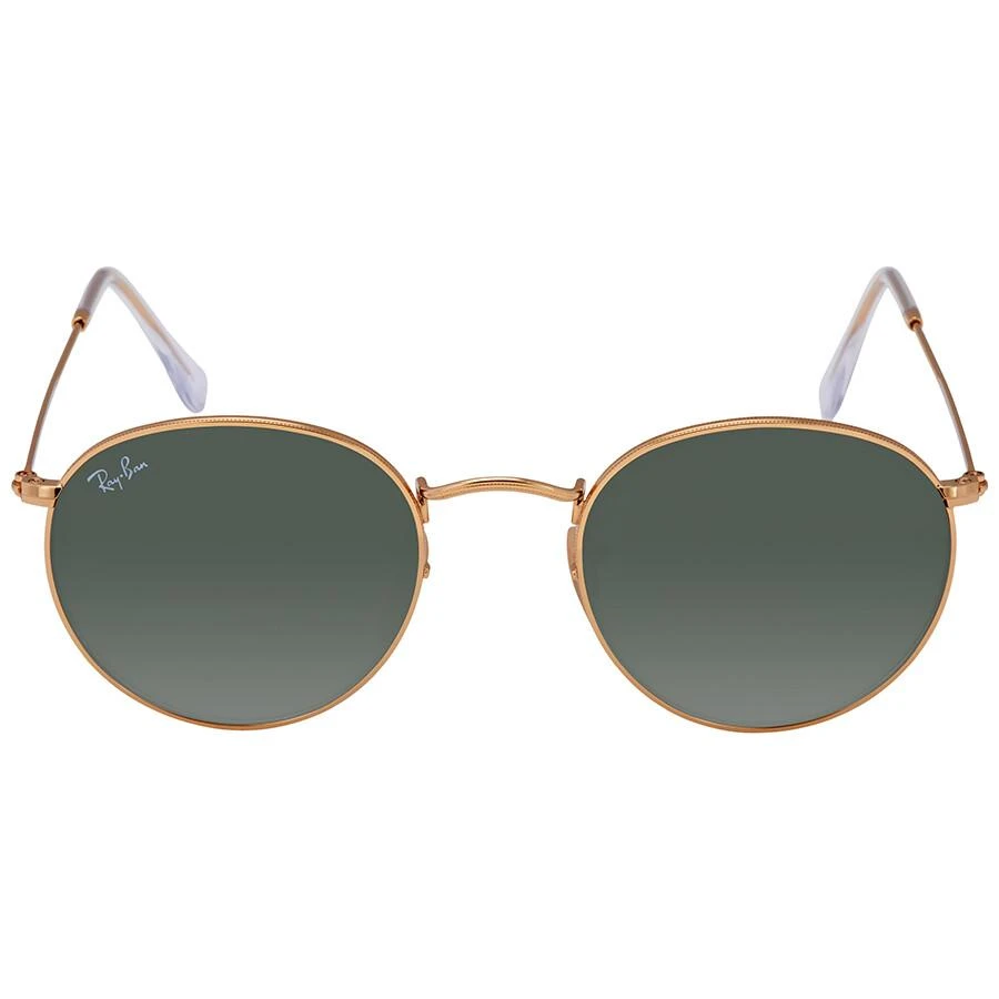 商品Ray-Ban|Round Metal Green Classic G-15 Unisex Sunglasses RB3447N 001 50,价格¥921,第1张图片