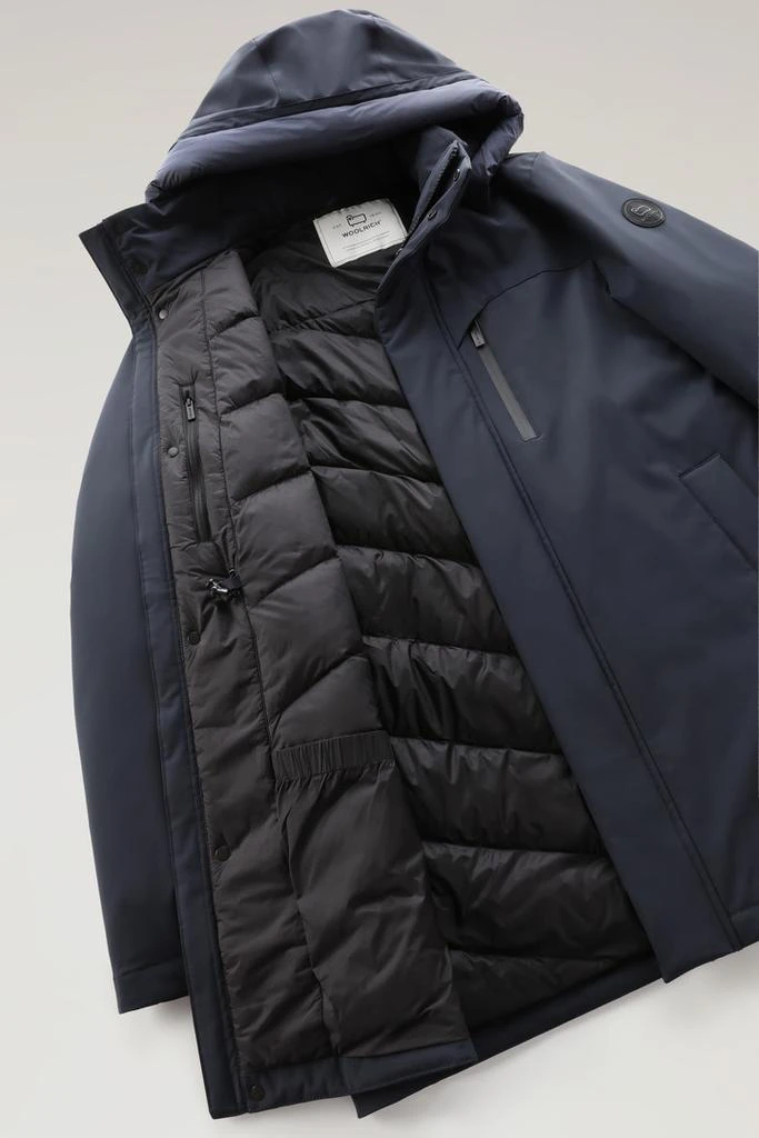 Mountain Stretch Parka - Men - Blue 商品