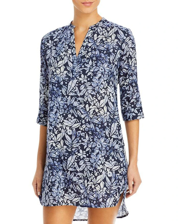商品Echo Design|Batik Floral Tunic Dress Swim Cover-Up,价格¥589,第1张图片
