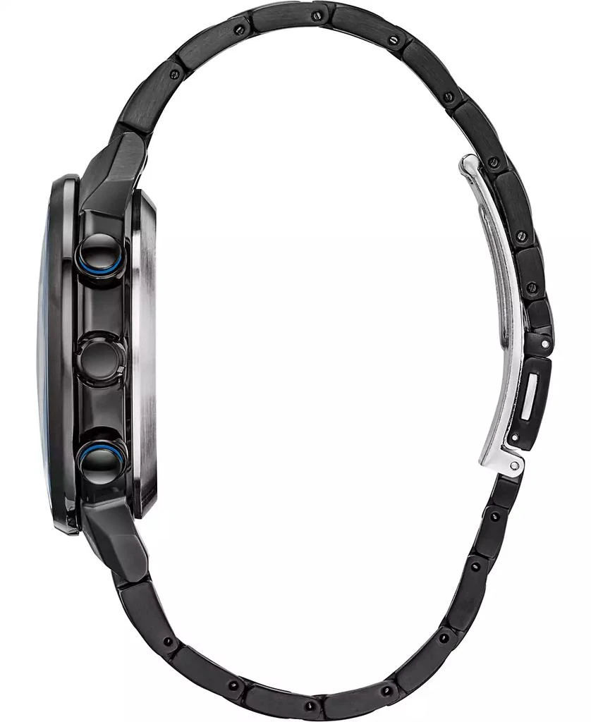 商品Citizen|Eco-Drive Men's Satellite Wave GPS Black-Tone Stainless Steel Bracelet Watch 44mm,价格¥7046,第2张图片详细描述