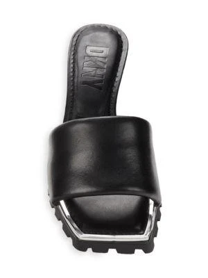 商品DKNY|Cai Lug Sole Leather Sandals,价格¥450,第5张图片详细描述