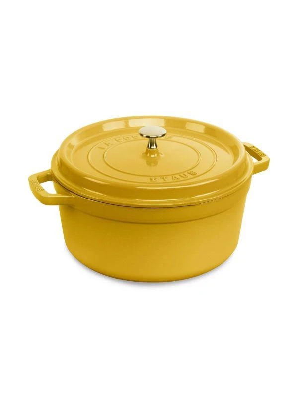 商品Staub|Citron Enameled Cast Iron Dutch Oven,价格¥3192,第1张图片