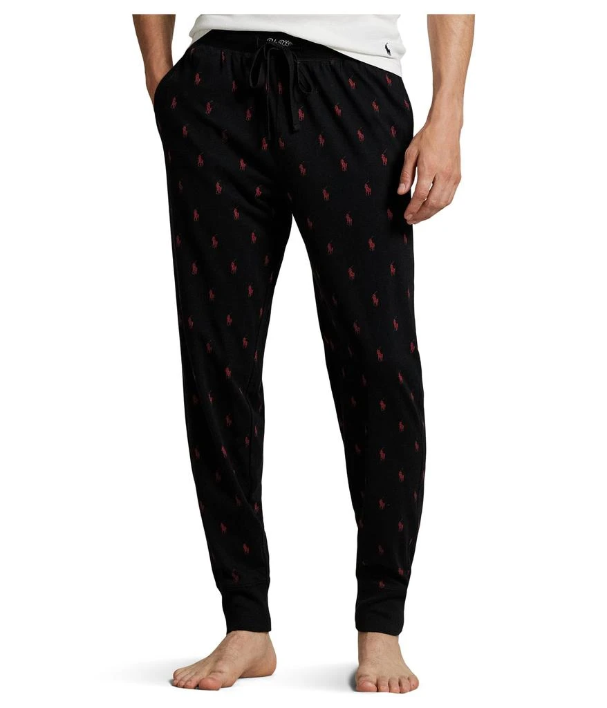 商品Ralph Lauren|Rib Waistband Knit Sleepwear Joggers,价格¥443,第1张图片