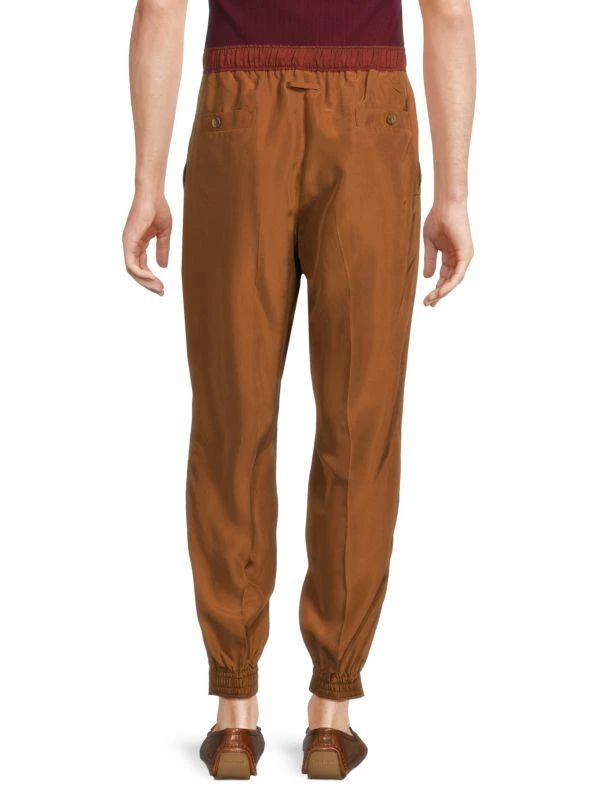 商品Zegna|Pleated Silk Joggers,价格¥1637,第2张图片详细描述