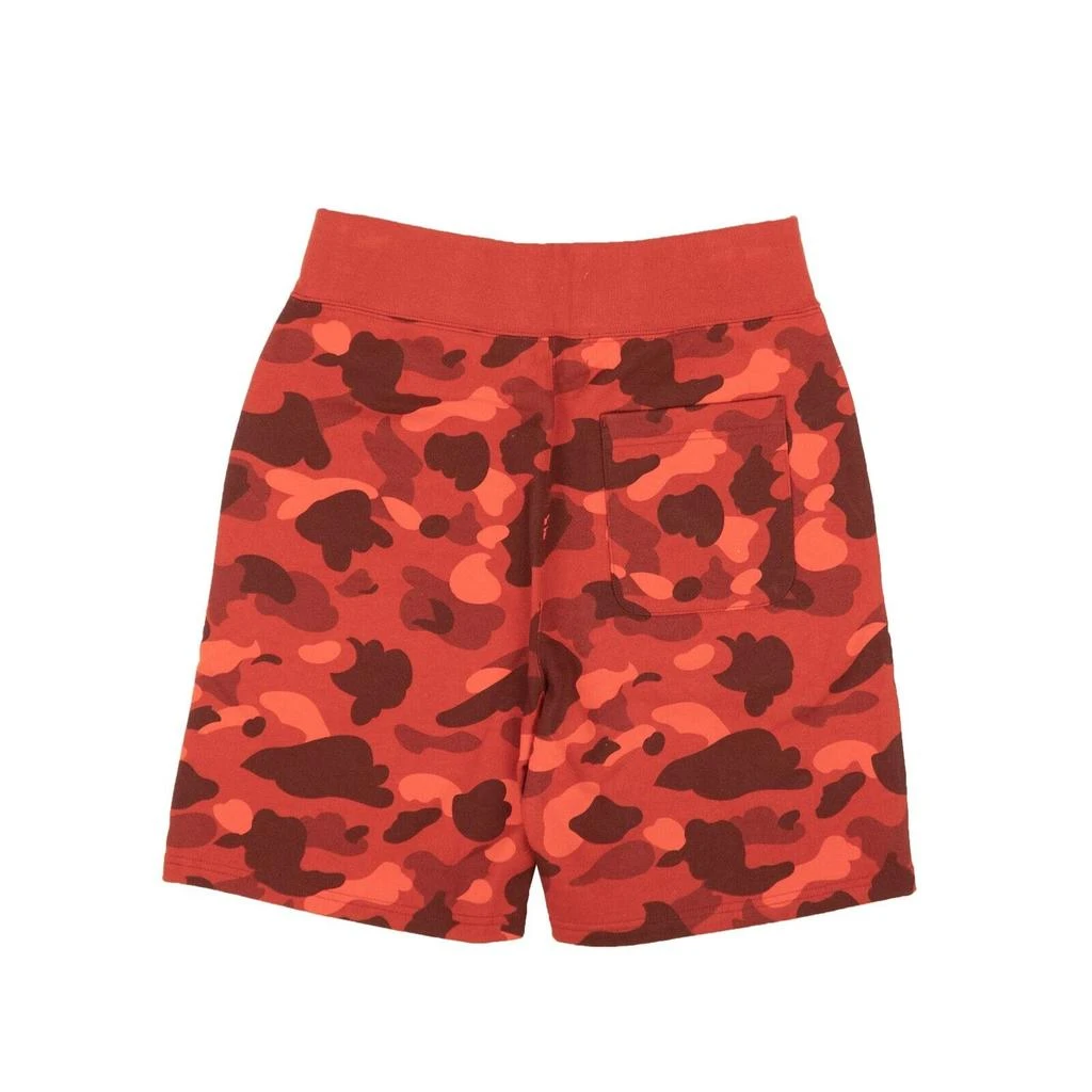 商品Bape|Red Cotton Color Camo Sweat Shorts,价格¥788,第4张图片详细描述