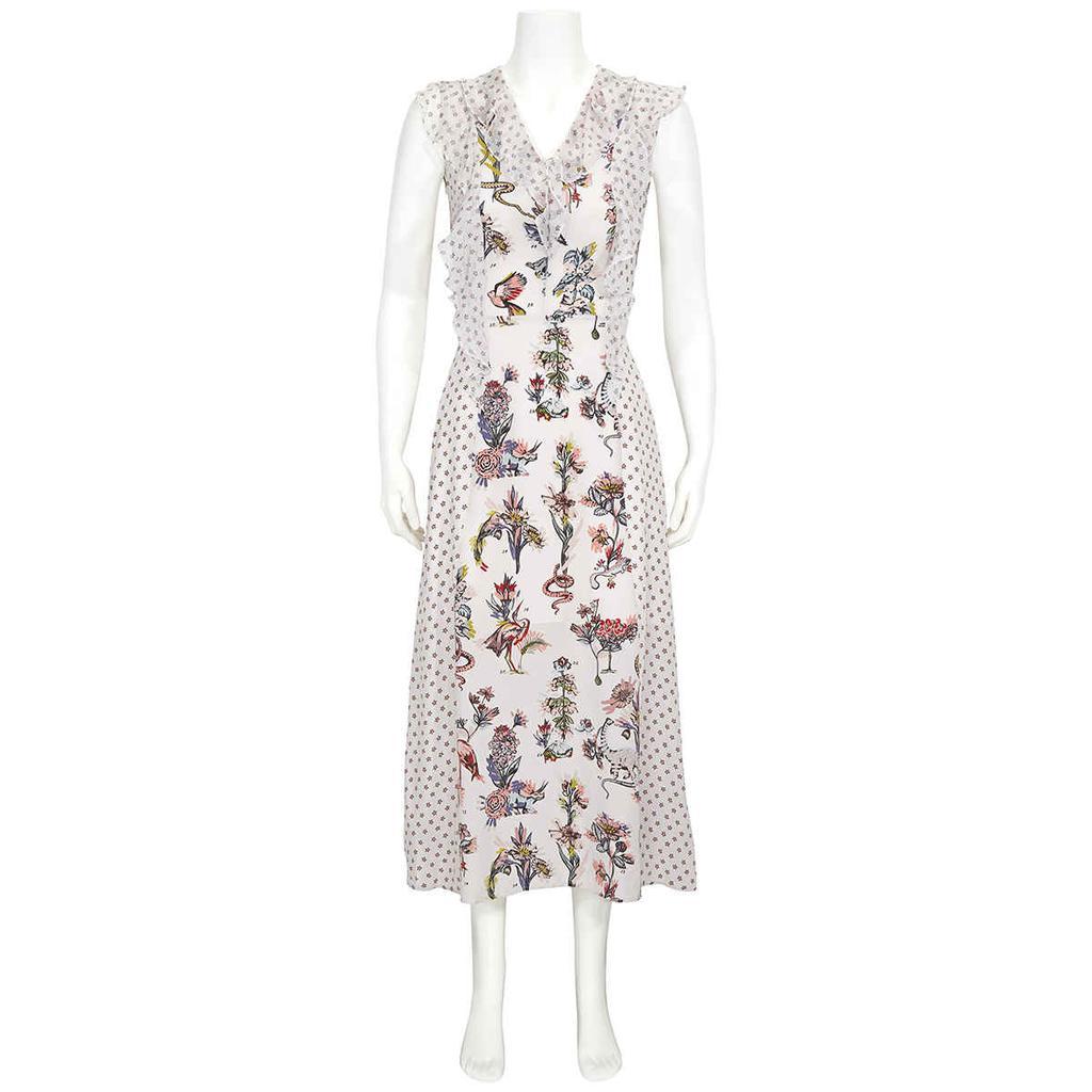 商品MARKUS LUPFER|Markus Lupfer Ladies Long Flower Silk Dress, Brand Size 6,价格¥1083,第1张图片