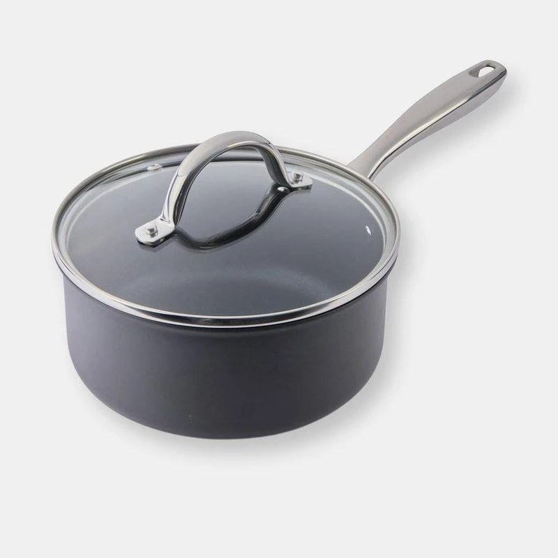 商品Cuisipro|Cuisipro Easy-Release Hard Anodized 3QT/2.75L Sauce Pan,价格¥192,第1张图片