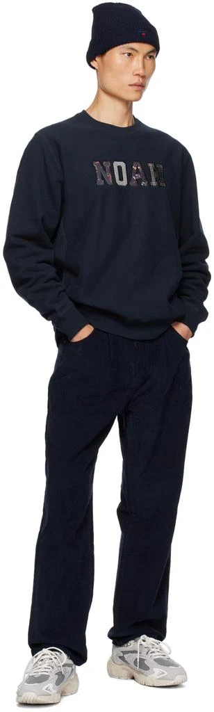 商品Noah|Navy Appliqué Sweatshirt,价格¥738,第4张图片详细描述