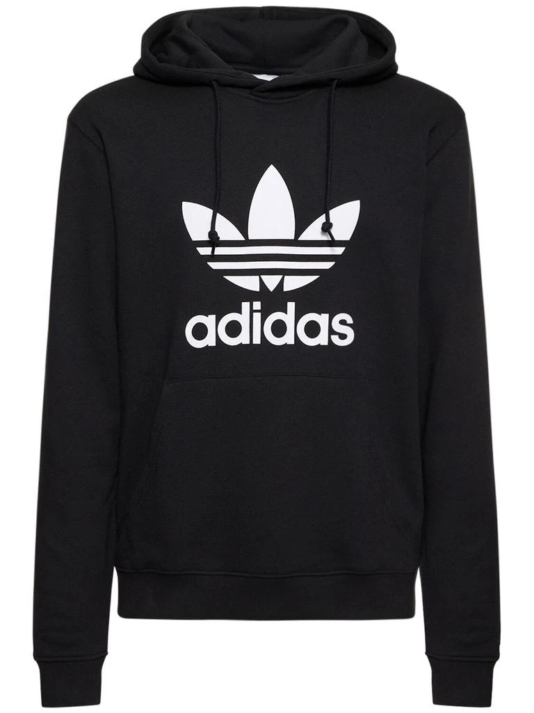 商品Adidas|Trefoil Cotton Hoodie,价格¥372,第1张图片