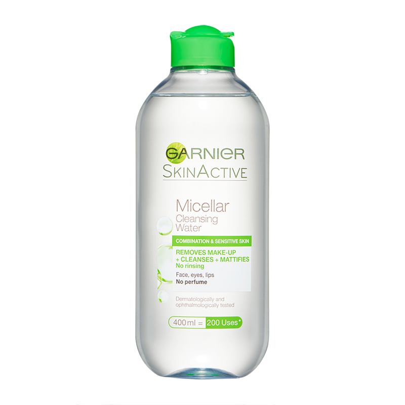 Garnier 卡尼尔 3合1卸妆洁肤爽肤水 绿水 400ml 混合及敏感肌肤商品第1张图片规格展示