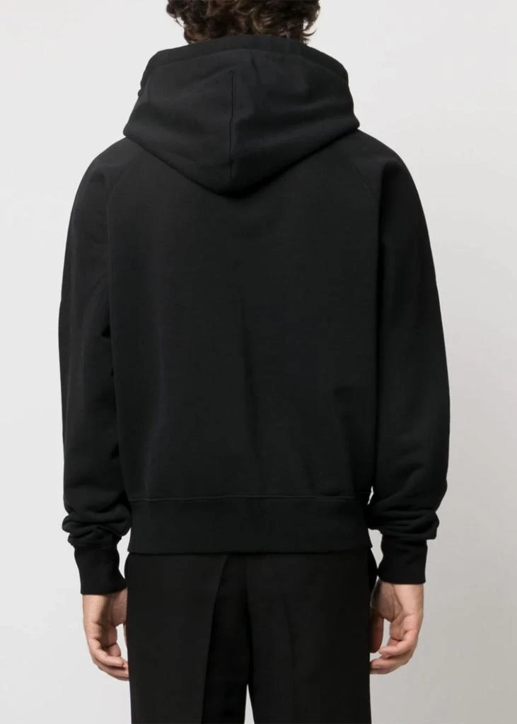 商品AMI|AMI Alexandre Mattiussi Black Ami De Coeur Hoodie,价格¥2992,第3张图片详细描述