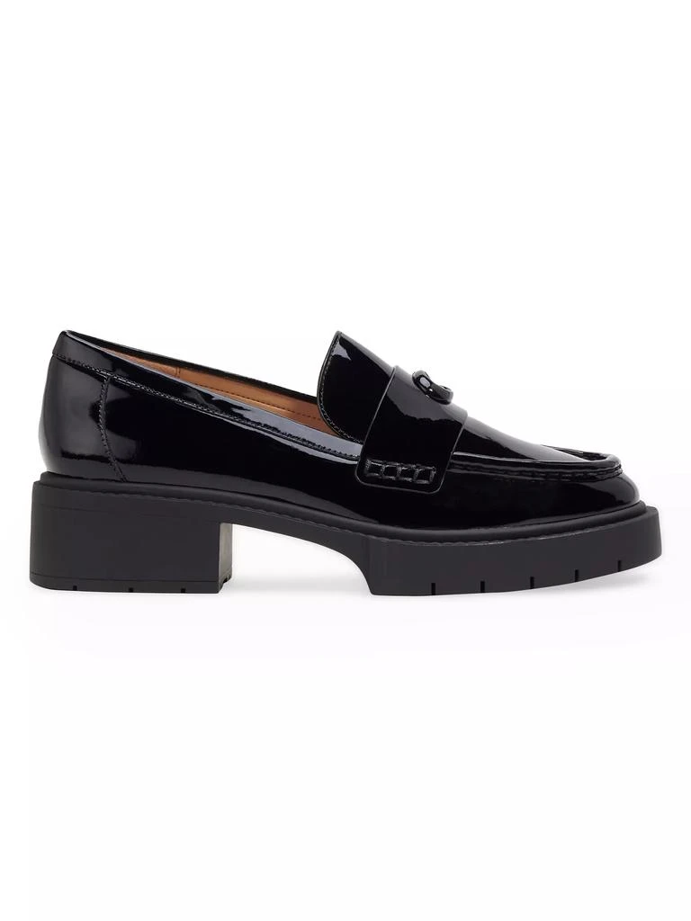 商品Coach|Leah 38MM Patent Leather Loafers,价格¥1462,第1张图片