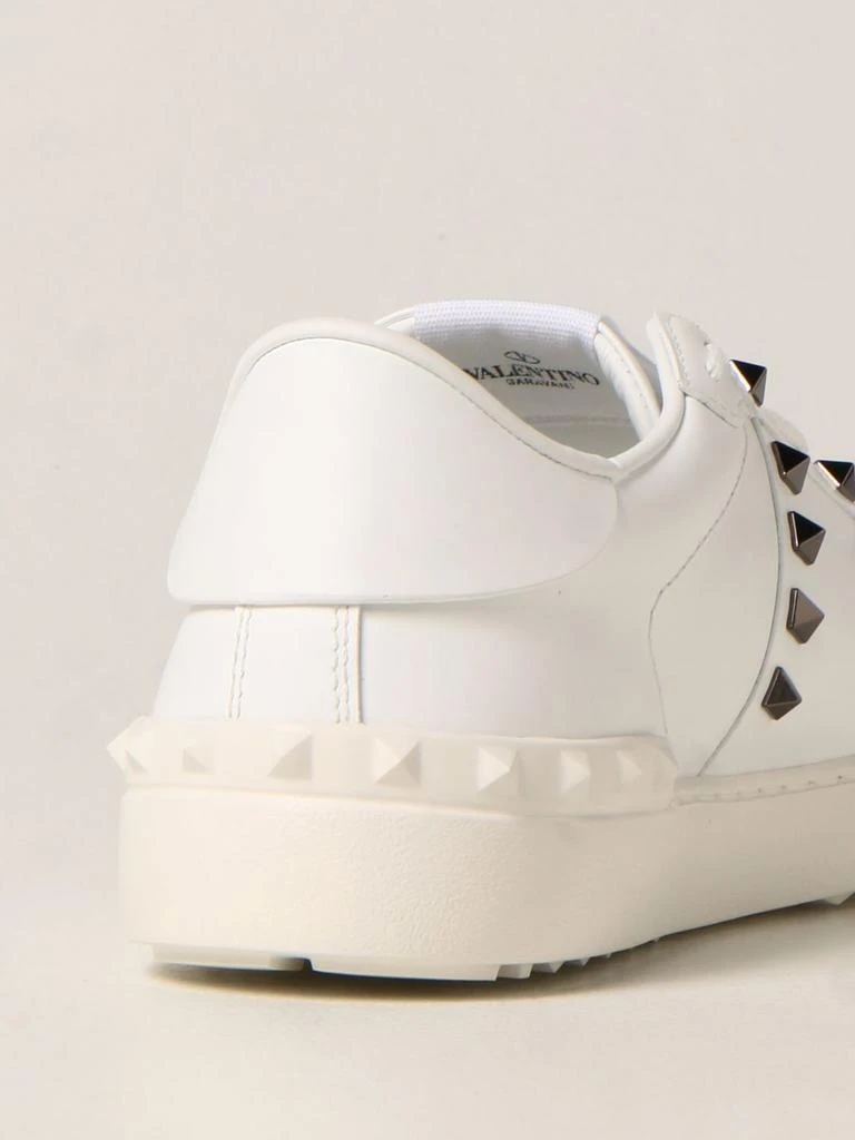 商品Valentino|Valentino Garavani Rockstud Untitled leather sneakers,价格¥6446,第3张图片详细描述