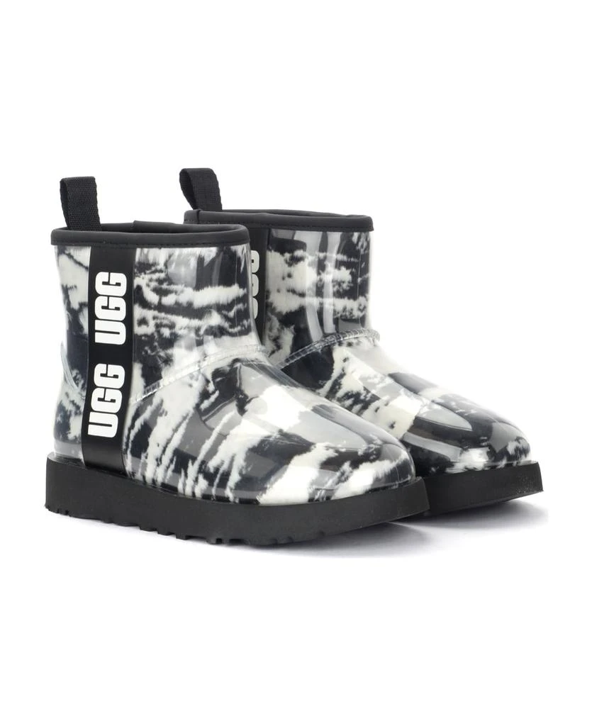 商品UGG|Ugg Classic Clear Mini Ankle Boot In Black Rubber,价格¥1685,第3张图片详细描述