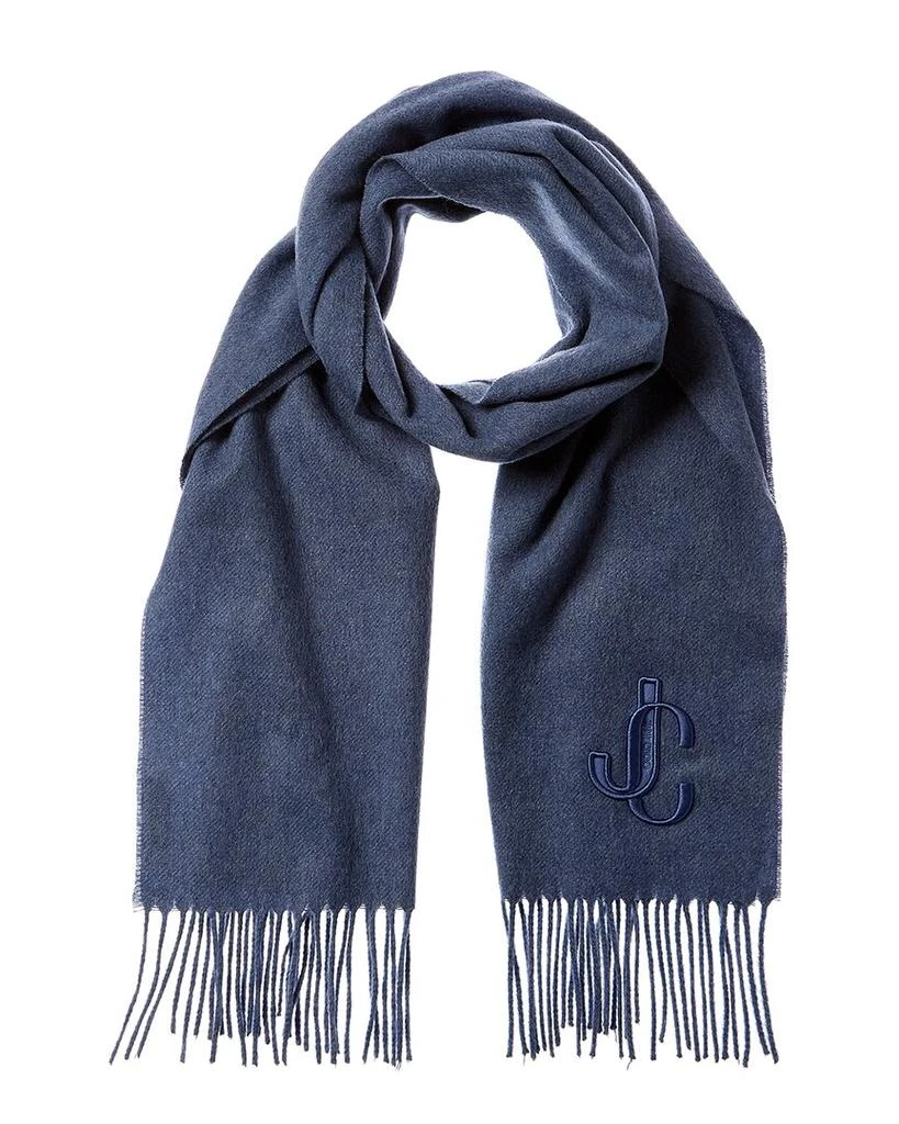 商品Jimmy Choo|Jimmy Choo JC Monogram Cashmere Scarf,价格¥2265,第1张图片