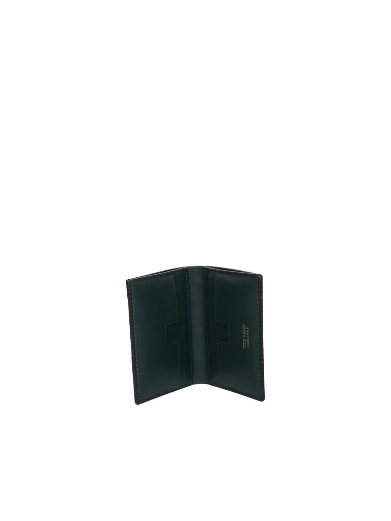 商品Tom Ford|TOM FORD TOM FORD CROCODILE EFFECT CARD HOLDER. DESIGN WITH A GLOSSY FINISH, PRACTICAL AND REFINED,价格¥2759,第3张图片详细描述