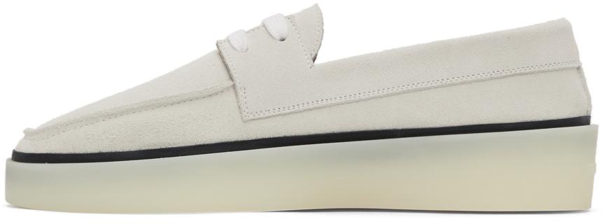 Off-White Suede Boat Shoes商品第3张图片规格展示