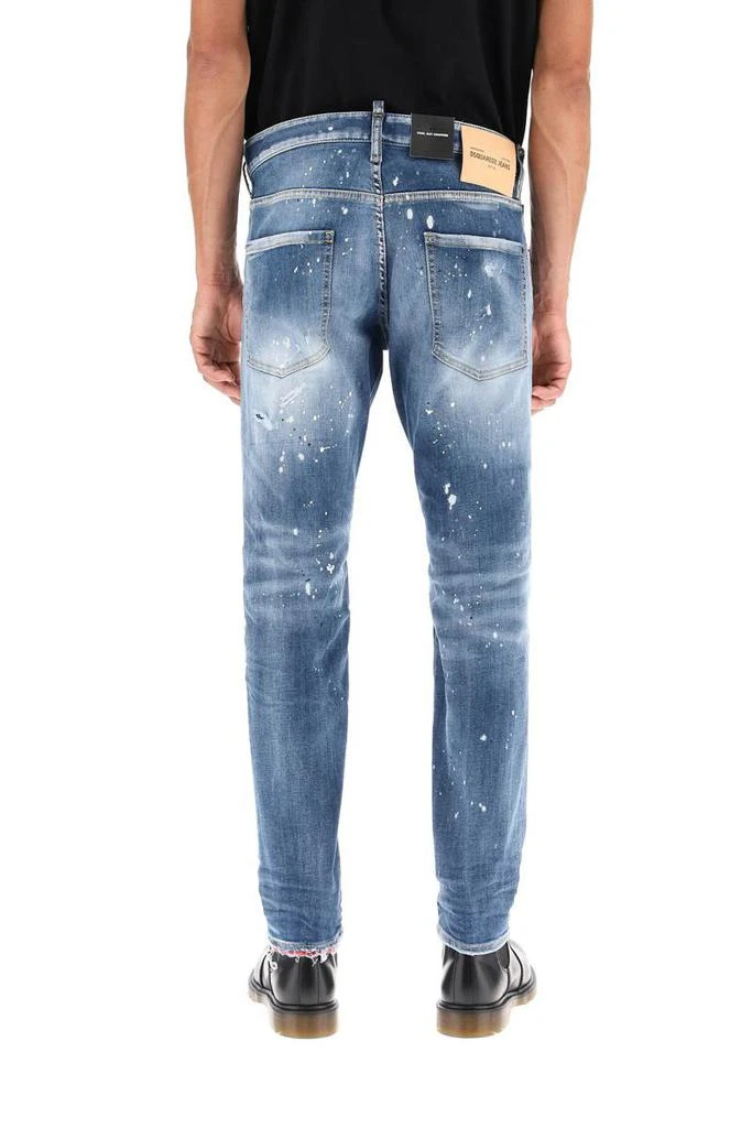 商品DSQUARED2|Dsquared2 red peekaboo wash cool guy cropped jeans,价格¥3006,第3张图片详细描述
