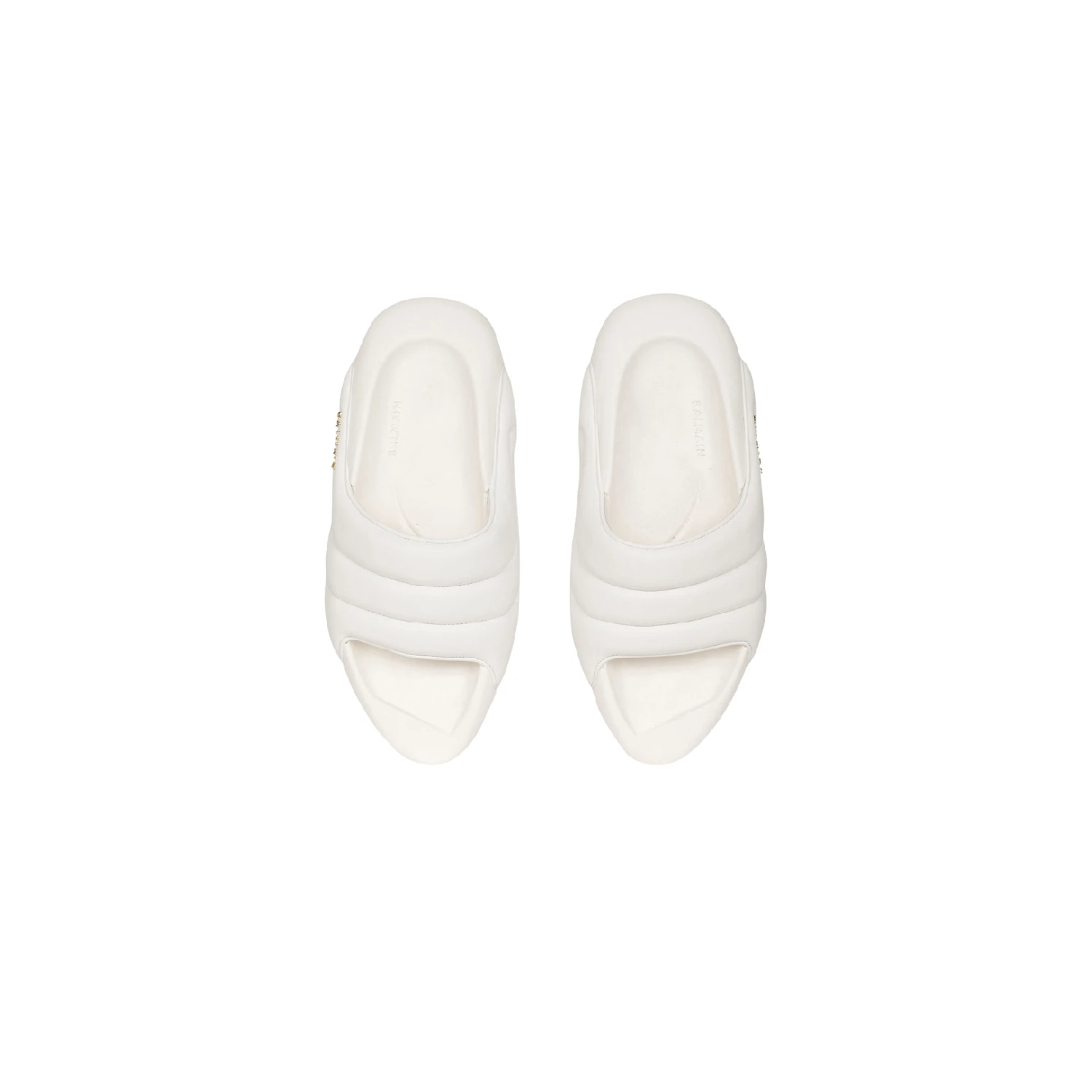 【预售】 巴尔曼 25春夏 女士 厚底鞋 MULES B-IT EN CUIR MATELASSÉ AN1VL699LPQP0FA  商品